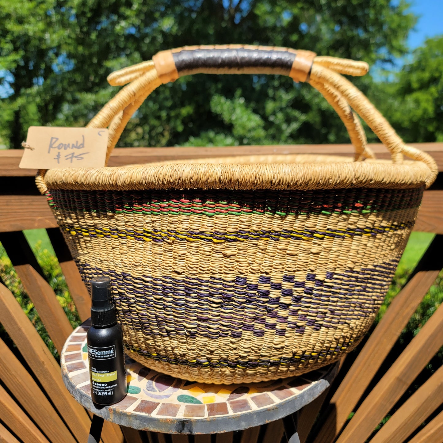 Large Round Basket